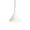 LED Design-Pendelleuchte SHIEK 3.0, Ø 25.2cm, 11W 1800-2850K, CRi >90, dim-to-warm, ohne Baldachin (Kabel offen), weiß