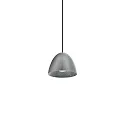LED Pendelleuchte COZY CONE 3.0, IP20, 350mA (exkl. BG), 6W 2700K 545lm 40°, CRi>90, 400cm Pendel (offen), alu geschliffen