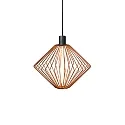 Pendelleuchte WIRO 1.1 DIAMOND CEILING SUSP E27 P 2.6m cable max. 60W T30-300 220-240VAC, IP20, kupfer