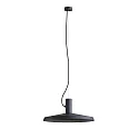 Pendelleuchte ROOMOR 1.4 - PAR16, GU10, Pendel 250cm, Schirm Ø 51cm, tiefschwarz, matt