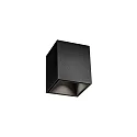downlight BOX MINI 1.0 square, surface-mounted version IP20, black matt dimmable