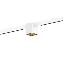 LED Schienenstrahler DOCUS ON STREX 1.0, 25°, 48V, 7W, 2700K, 440lm, IP20, Schiene weiß / Leuchte weiß/gold
