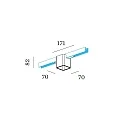Wever & Ducré LED Schienenstrahler DOCUS ON STREX 1.0, 25°, 48V, 7W, 2700K, 440lm, IP20, dimmbar, Schiene schwarz / Leuchte schwarz