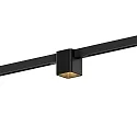 LED Schienenstrahler DOCUS ON STREX 1.0, 25°, 48V, 7W, 3000K, 470lm, IP20, dimmbar, Schiene schwarz / Leuchte schwarz/gold