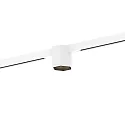 LED Schienenstrahler HEXO ON STREX 1.0, 25°, 48V, 7W, 2700K, 440lm, IP20, Schiene weiß / Leuchte weiß/schwarz