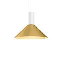 Pendelleuchte ODREY CEILING SUSP 1.6 PAR16 W-G max. 12W GU10 100-240VAC, IP20, weiß matt, gold
