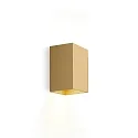 Wandleuchte BOX MINI 1.0 PAR16, Up or Down, GU10 max. 12W, messing