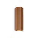 Wandleuchte HEXO MINI 2.0 PAR16, 2-flammig, Up & Down, 2x GU10 max. 12W, kupfer