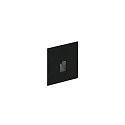 LED Wandeinbauleuchte STRIPE WALL REC 0.7 LED 3000K B 1/2W 350/700mA 3V CRI80, schwarz matt