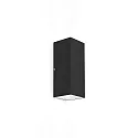 LED Wandleuchte TRAIN 2.0, 2-seitig, 8W 2700K 490lm 36°, CRi >90, dimmbar, schwarz