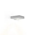 LED Wandleuchte LEENS 1.0, Up or Down, 8.1W 3000K 525lm, CRi >90, dimmbar, aluminium gebürstet