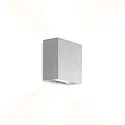 LED Wandleuchte CENTRAL 2.0, Up&Down, CRi >90, dimmbar, 8W 2700K, aluminium gebürstet