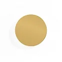 LED Wall luminaire MILES 2.0 ROUND, indirect, Ø 19cm, 8W 2700K, CRi >90, dimmable, gold