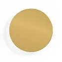 LED Wandleuchte MILES 3.0 ROUND, indirekt, Ø 26cm, 8W 2700K, CRi >90, dimmbar, gold