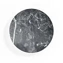 LED Wandleuchte MILES 3.0 ROUND, indirekt, Ø 26cm, 8W 3000K, CRi >90, dimmbar, Marmor schwarz