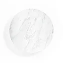 LED Wandleuchte MILES 3.0 ROUND, indirekt, Ø 26cm, 8W 3000K, CRi >90, dimmbar, Marmor weiß