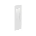 LED Wand-Einbauleuchte ORIS WALL REC 0.7, IP20, 20x6.5cm, 350/700mA 6V (exkl. BG), 2/5W 3000K, CRi >90, weiß