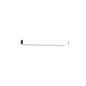 LED Spiegelleuchte MIRBA 1.0, IP44, 46.4cm, zylindrisch, Multipower, CRi >90, dimmbar, opal, 4/6W 2700K, schwarz