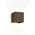 LED Wall luminaire BOX 3.0, Up&Down, 6W 1800-2850K 2x200lm, dimmable, bronze