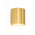 LED Wandleuchte RAY 3.0, Up&Down, 2x 3W 1800-2850K, dimmbar, Winkel verstellbar, gold