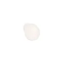 Wandleuchte / Spiegelleuchte DRO 1.0, IP44, Ø 11.7cm / 12.5cm, G9, QT14 max. 5W, Aluminium / Opalglas, weiß