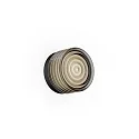 LED Wandleuchte HAJO IP44 1.0, 8W, 2700K, 430lm, IP44, C dimmbar, schwarz / PVD Glas rauchfarben