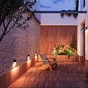 Wever & Ducré LED Outdoor Wandleuchte PAVIO IP65 1.0, 8W, 3000K, 525lm, IP65, bronze