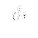 Wever & Ducré LED Outdoor Wandleuchte PAVIO IP65 1.0, 8W, 3000K, 525lm, IP65, bronze