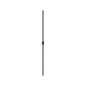 LED Design-Wandleuchte FINLIN 2.0, 105cm, 12W 2700K, CRi >90, dimmbar, schwarz