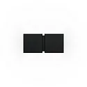 Wandleuchte CG SQUARE 2P SMALL, G9, IP20, schwarz