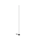 LED Design-Stehleuchte FINLIN 1.0, Stabform, dreh-/neigbar, 16W 2700K 1380lm, CRi >90, mit Fußdimmer, mattschwarz / opal