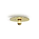 Wall luminaire MIRRO WALL 1.0, mirror Ø 30cm, E27 (excl.), black gold
