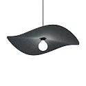 pendant luminaire WAVE SOFT 1.0 E27 IP20, anthracite