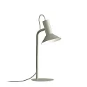 Tischleuchte ROOMOR TABBLE 1.1 - PAR16, GU10, mit Schnurschalter, Schirm 20.5cm, zementgrau / innen mattweiß