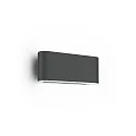 LED Außenwandleuchte KIOSK 1.0, IP65, Up/Down, oval, 230V AC, CRi >90, dimmbar, 12W 3000K 2x500lm, anthrazit
