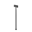 LED Außenleuchte KIOSK 1.2, IP65, 2-flammig, 230V, 3000K 2x370lm, CRi >90, dimmbar, ohne Sockel, offenes Kabel, anthrazit