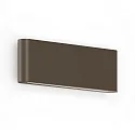 outdoor wall luminaire KIOSK 2.0 IP65, bronze dimmable