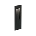 Outdoor LED Wand-Einbauleuchte ORIS OUTDOOR WALL REC 0.7, IP65, 20x6.5cm, 350-700mA 6V (exkl. BG), 2/5W 3000K, CRi >90, schwarz