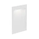 Outdoor LED Wand-Einbauleuchte ORIS OUTDOOR WALL REC 2.0, IP65, 20x13cm, 350-700mA 9V (exkl. BG), 3/7W 3000K, CRi >90, weiß