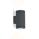 Außenwandleuchte TUBE WALL 2.0 PAR16, rund, IP65, 2-seitig (Up & Down), 2x GU10 max. 5W, anthrazit