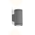 Outdoor Wall luminaire TUBE 2.0 PAR16, IP65, 2-sided, 2x GU10 max. 5W, dark grey