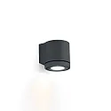 LED Außenwandleuchte TUBE WALL 1.0, rund, IP65, 1-seitig (Up or Down), 9.6W 3000K 36°, CRi >90, dimmbar, anthrazit