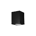Outdoor Deckenleuchte TUBE CARRÉ 1.0 PAR16, eckig, IP65, GU10 max. 5W (exkl.), starr, schwarz