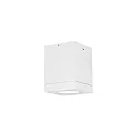Outdoor Ceiling luminaire TUBE CARRÉ 1.0 PAR16, IP65, GU10 max. 5W, white