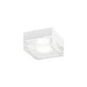 Outdoor LED Wand- und Deckenleuchte BLAS 2.0, IP65, eckig, 9.6W 3000K 950lm, CRi >90, dimmbar, Glas klar + matt, weiß