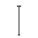 LED Außenleuchte POLA 2.1, IP65, 24V Plug&Play, 5W 2700K, CRi >90, 250cm Kabel + Sockel, schaltbar, anthrazit
