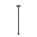 LED Außenleuchte POLA 2.1, IP65, 24V Plug&Play, 5W 2700K, CRi >90, 250cm Kabel + Sockel, schaltbar, bronze