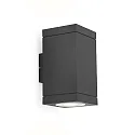 Außenwandleuchte TUBE CARRÉ WALL 2.0 PAR16, eckig, IP65, 2-seitig (Up & Down), 2x GU10 max. 5W (exkl.), starr, anthrazit