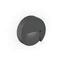outdoor wall luminaire RETO ROUND WALL SURFACE OUTDOOR 1.3 round IP65, anthracite dimmable