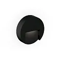 outdoor wall luminaire RETO ROUND WALL SURFACE OUTDOOR 1.3 round IP65, black matt dimmable